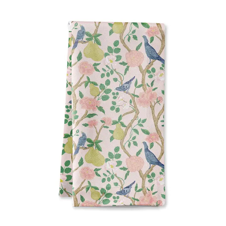Cloth Napkin - Blue Birds/Pink Florals