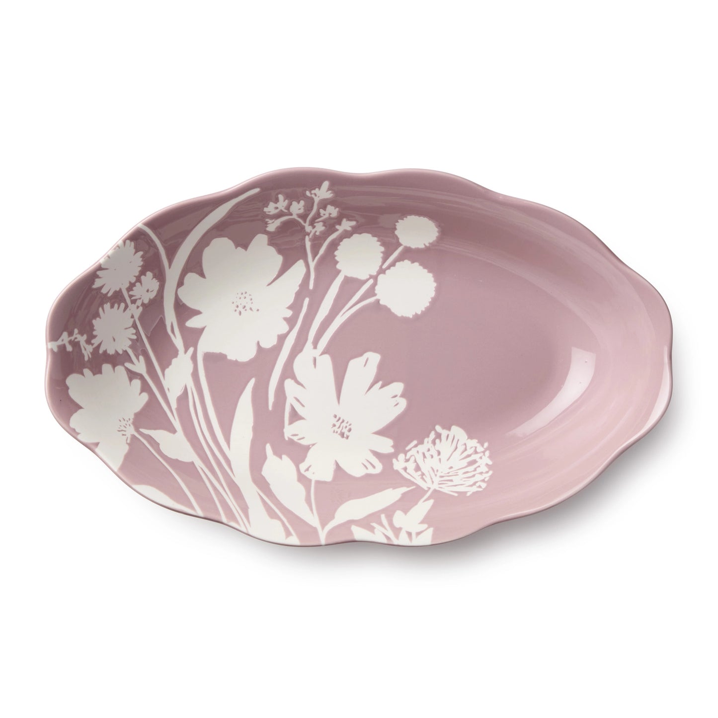 Wildflowers Oval Bowl