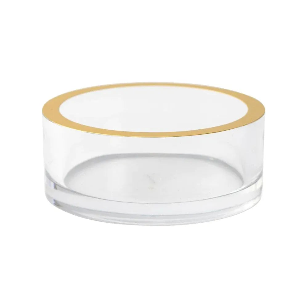 Acrylic/Gold Wine Bottle Coaster