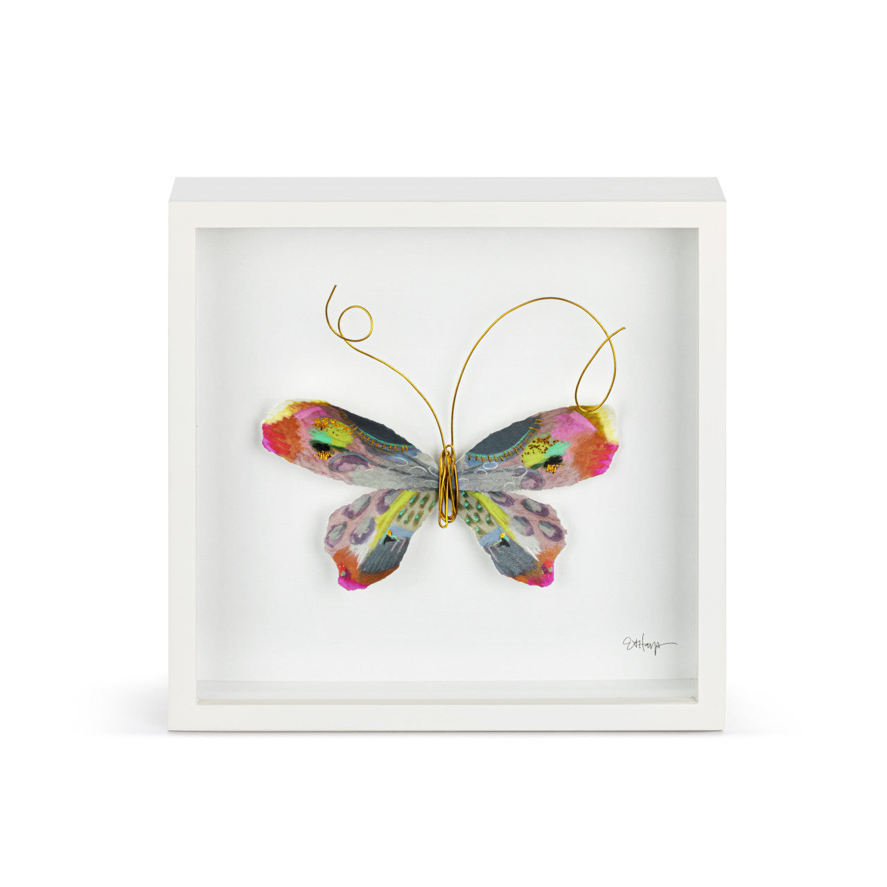 Butterfly Shadow Box - Multicolor