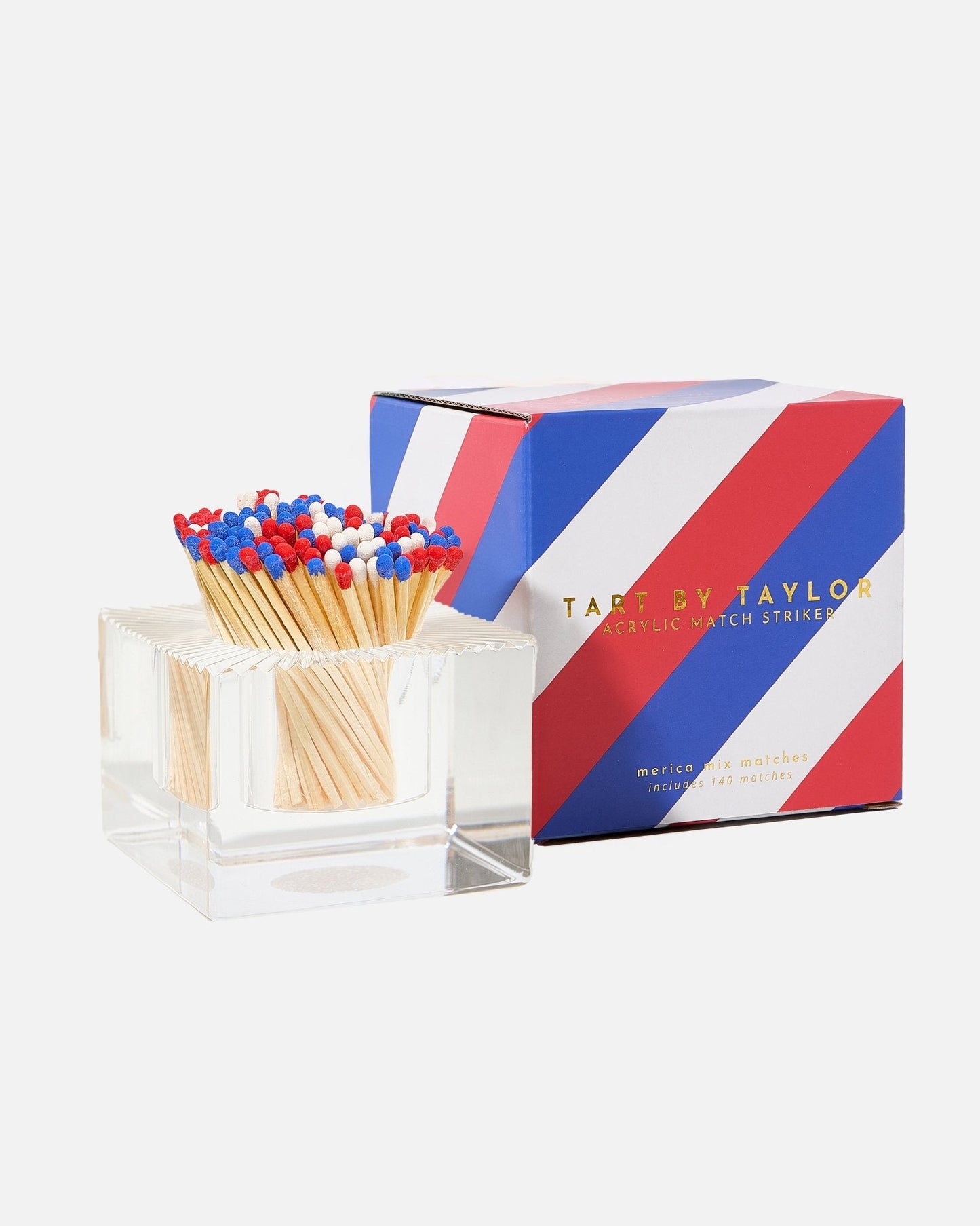 Acrylic Match Striker - Square/America Mix Matches