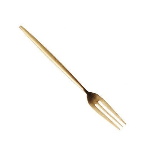 Gold Appetizer Fork/3 Tine