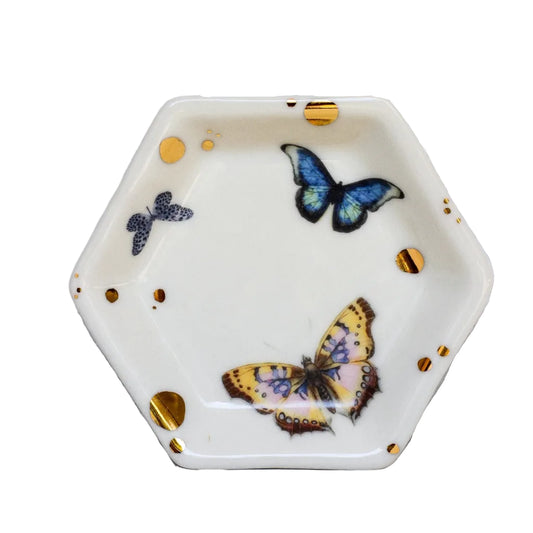 Multicolor Butterfly Tray