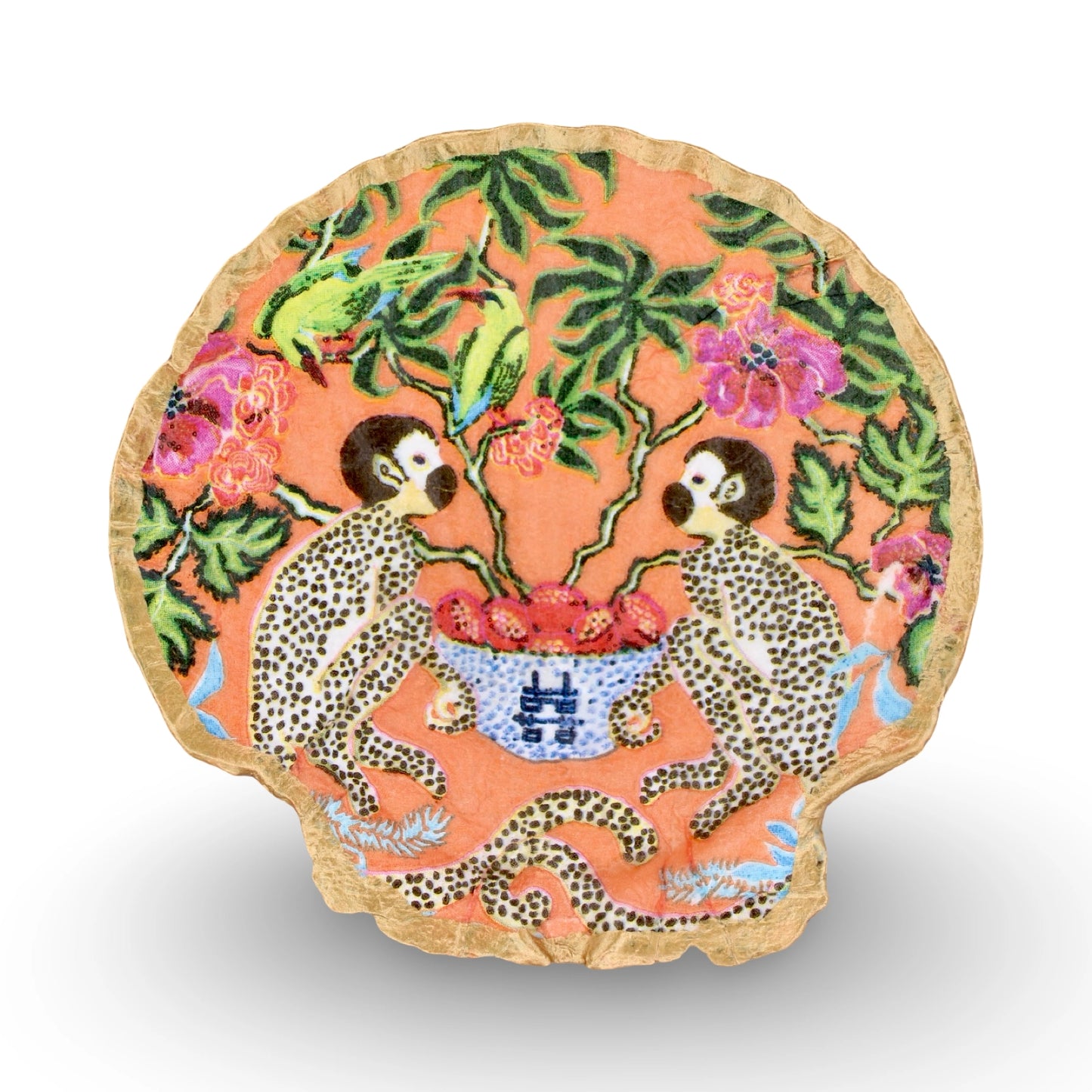 Decoupage Shell/Scallop - Funky Monkeys