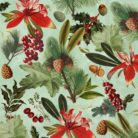 Cocktail Napkin - Berries & Branches