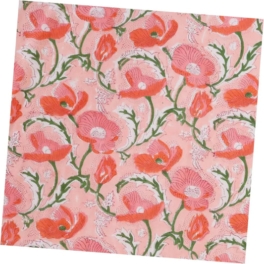 Cocktail Napkin - Pink Poppy