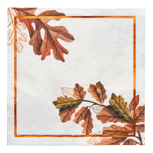 Luncheon Napkin - Acorn/Leaves