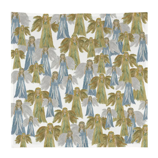 Tea Towel - Blue/Gold Angel