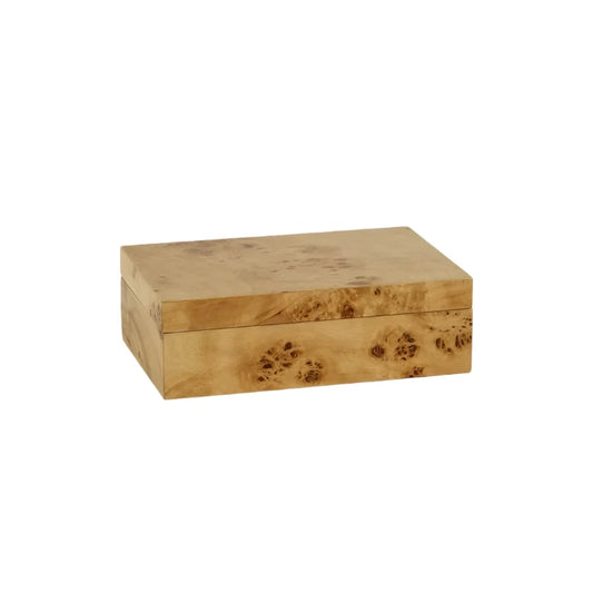 Burl Wood Decorative Box - Small