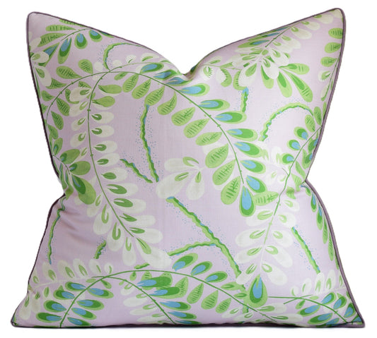 Floral Lavender Pillow - 22x22