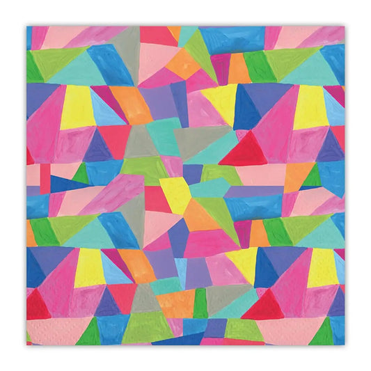 Cocktail Napkin - Colorful Geo