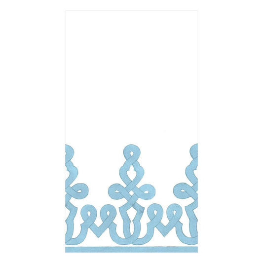 Guest Napkin - Stone Blue Passementerie