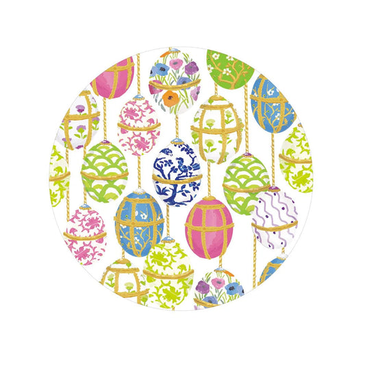 Paper Plate (Small) - Colorful Eggs