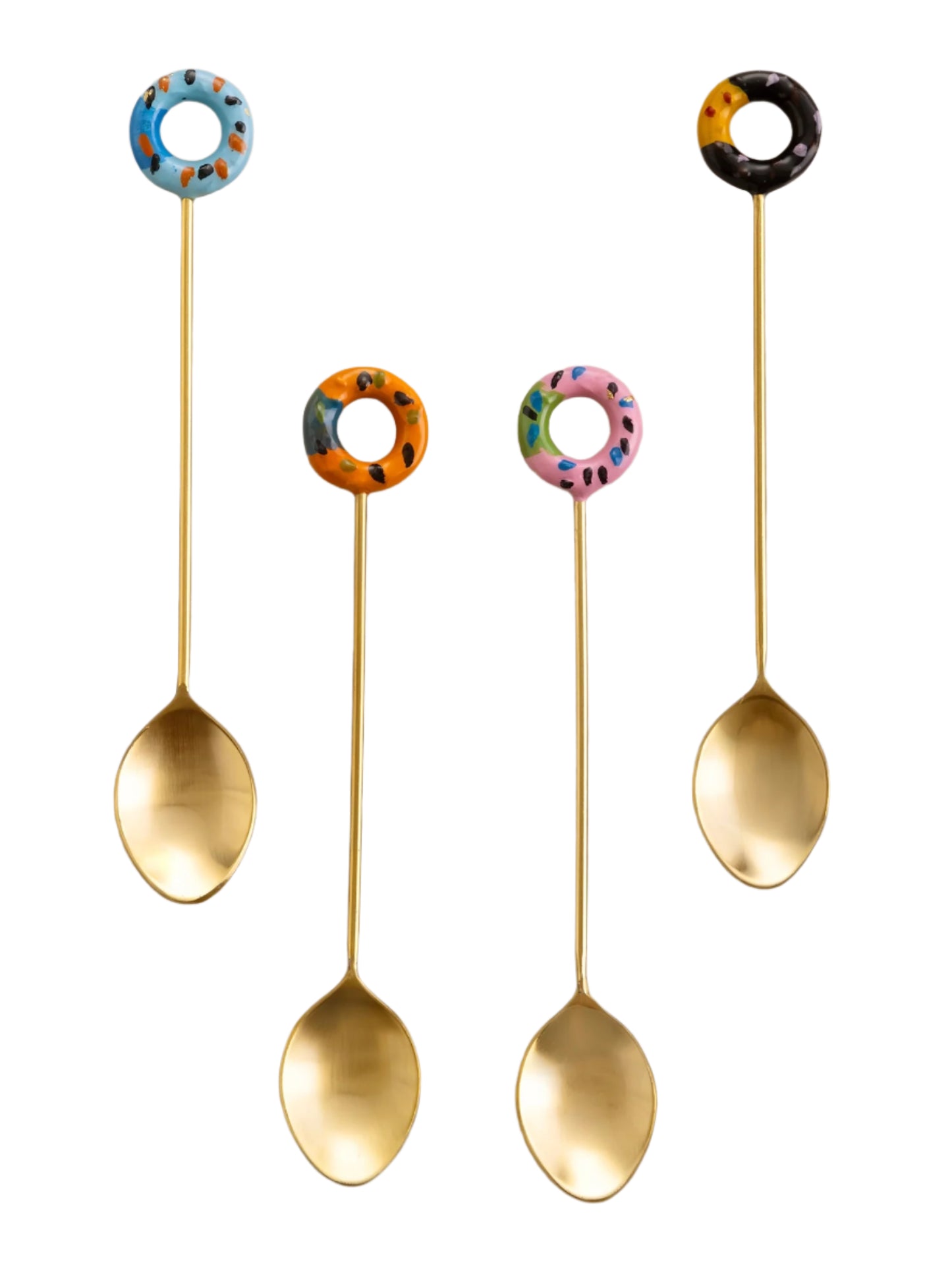 Colorful Teaspoons S/4