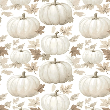 Cocktail Napkin - Watercolor Pumpkins