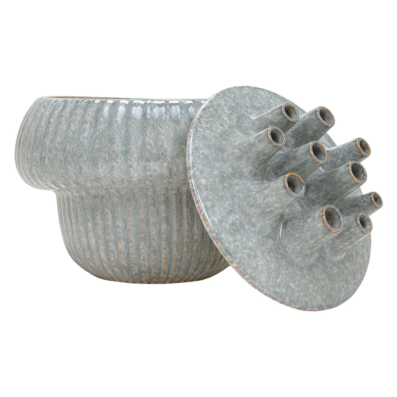 Tulipiere Lidded Vase