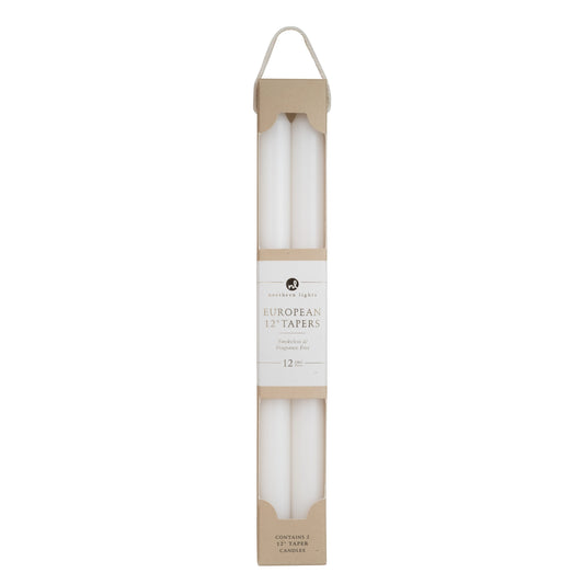 Taper Candles S/2 - Pure White