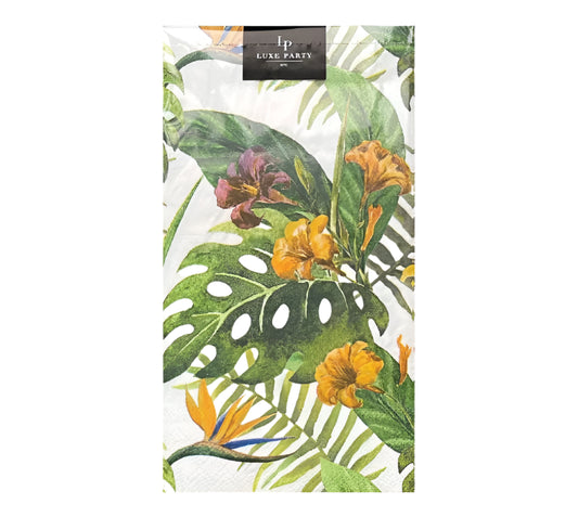 Guest Napkin - Yellow Palm