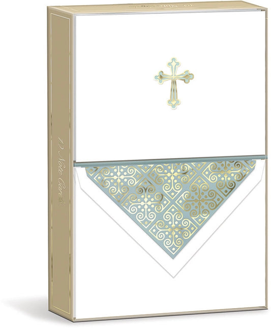 Boxed Notecards - Cross/Blank