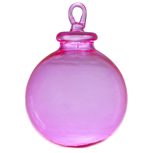 Pink Glass Ornament