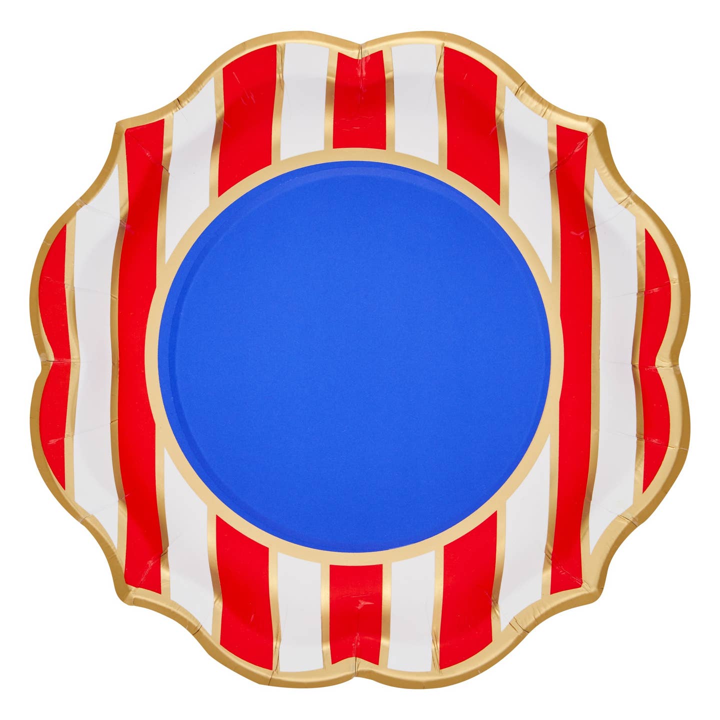 Paper Plate (Small) - Wavy Stripes