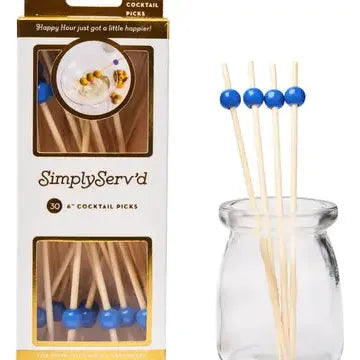 Bamboo Picks - Blue