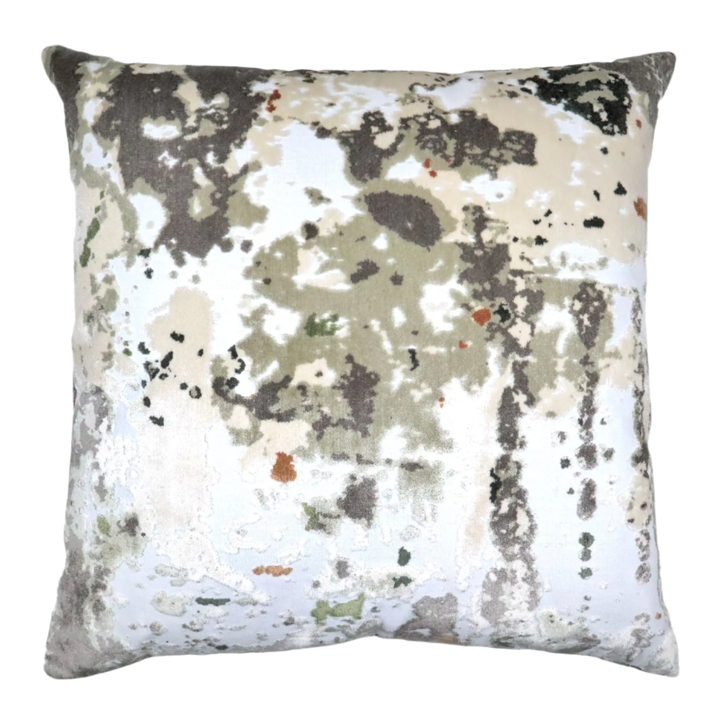 Velvet Abstract Pillow - 22x22