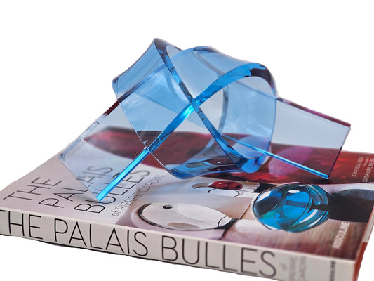 Large Acrylic Knot - Translucent Light Blue