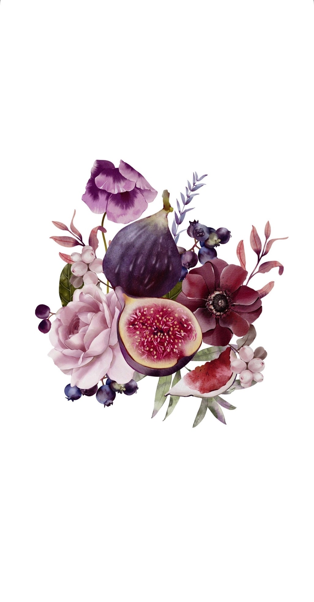Guest Napkin - Fig Bouquet