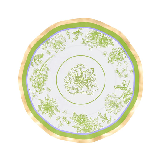 Paper Plate (Small) - Easter Toile