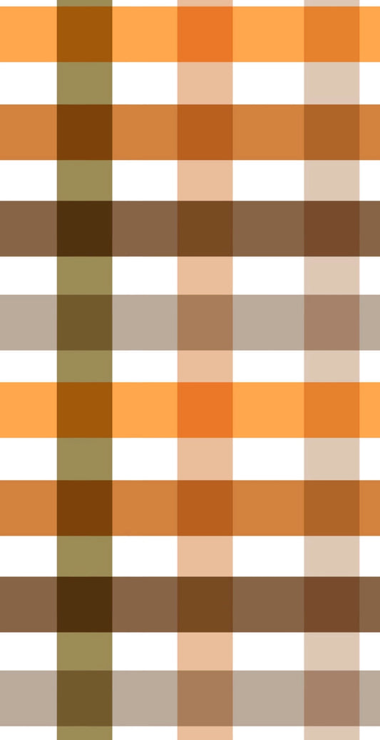 Guest Napkin - Autumn Gingham