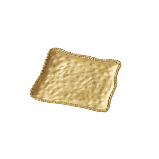 Gold Porcelain - Square Serving Platter