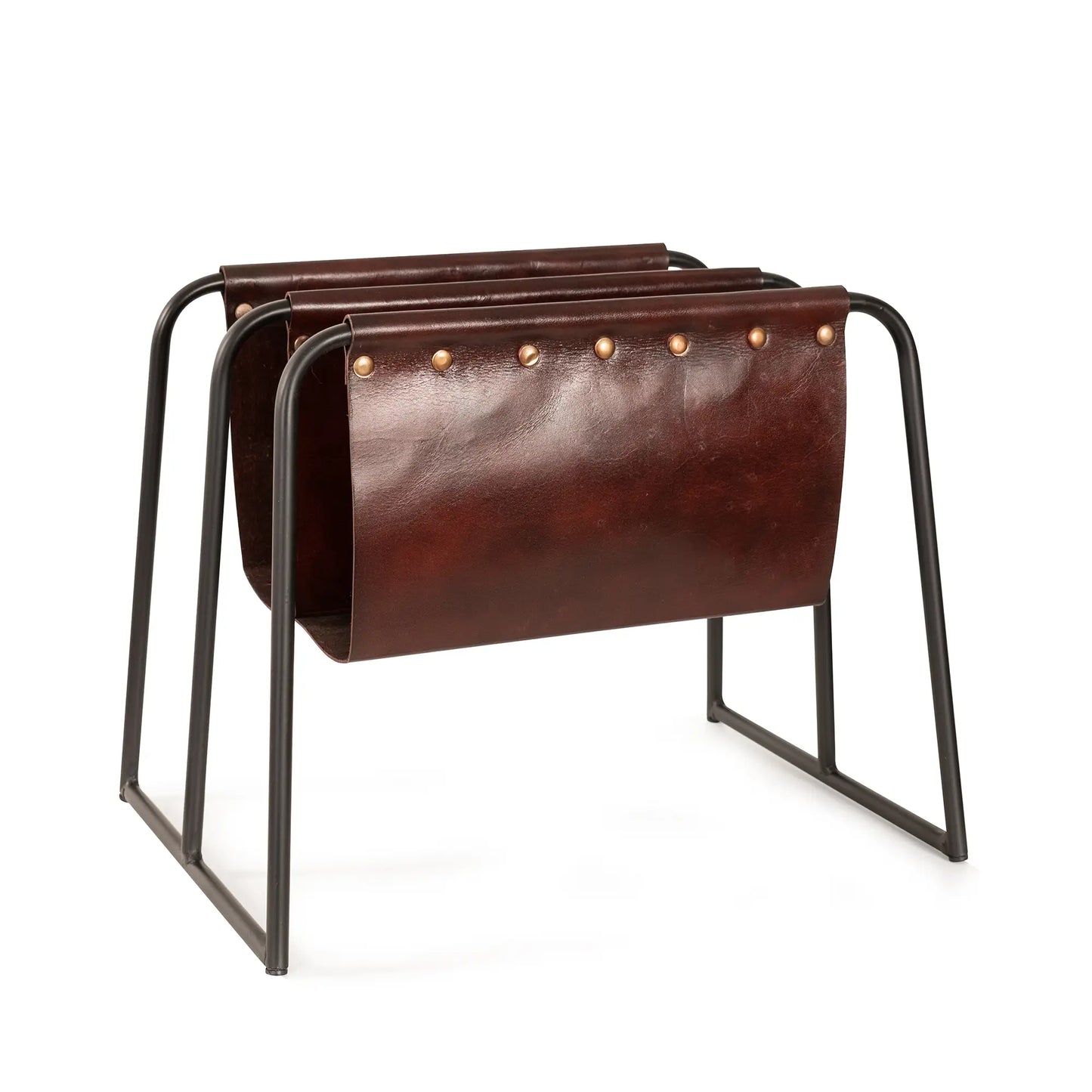 Leather Magazine Holder