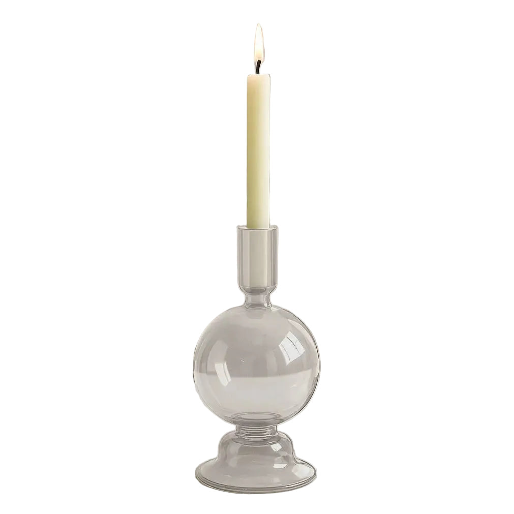 Taper Candle Holder - Clear