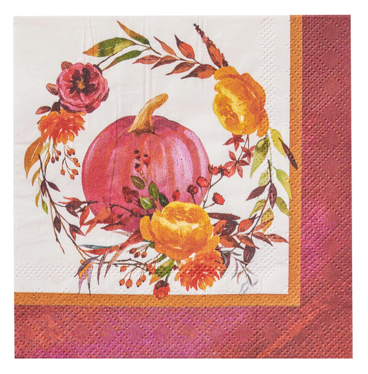 Cocktail Napkin - Autumn Bouquet