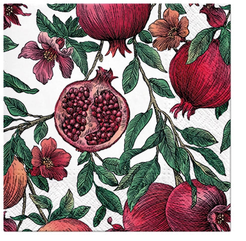 Luncheon Napkin - Pomegranate