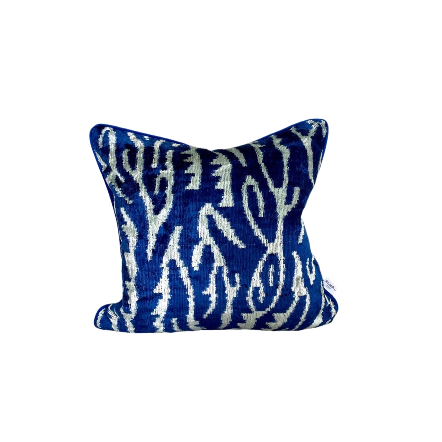 Ikat Blue Zebra - 16x16