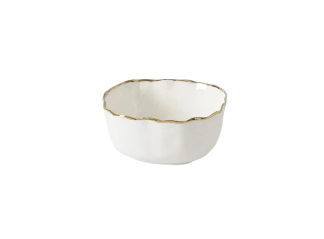 White Porcelain - Snack Bowl