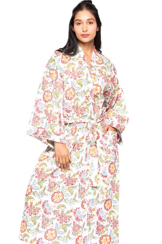 Kimono Gown - Ivory Reva