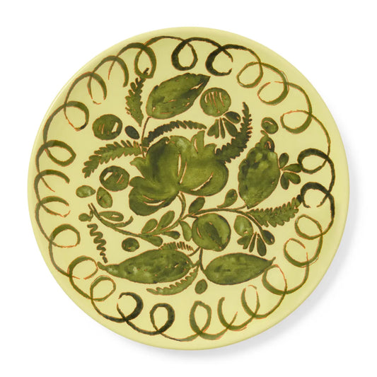 Amalfi Dessert Plate - Lime