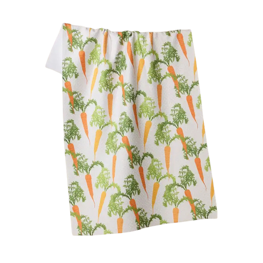 Tea Towel - Happy Carrots