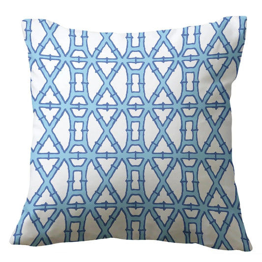 Blue Bamboo Pillow - 20x20