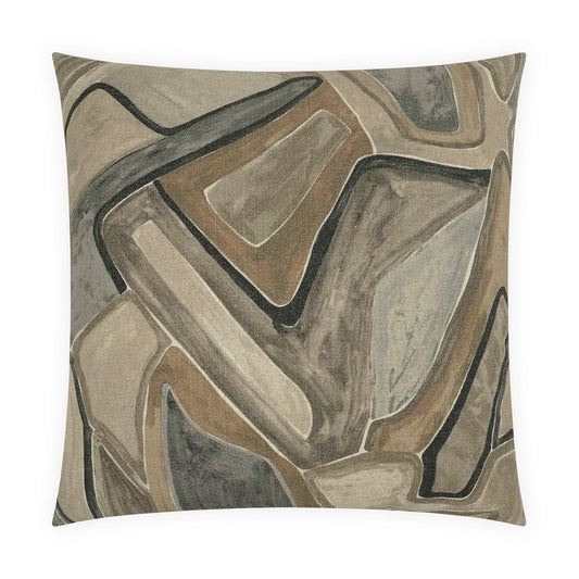 Moody Abstract Pillow - 24x24
