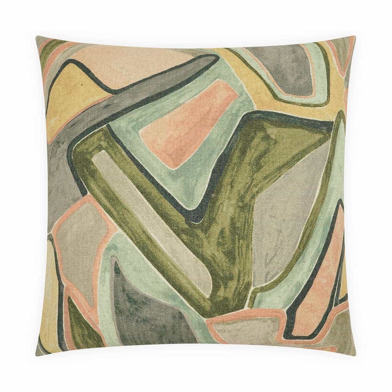 Pastel Abstract Pillow - 24x24