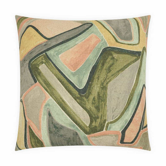 Pastel Abstract Pillow - 24x24