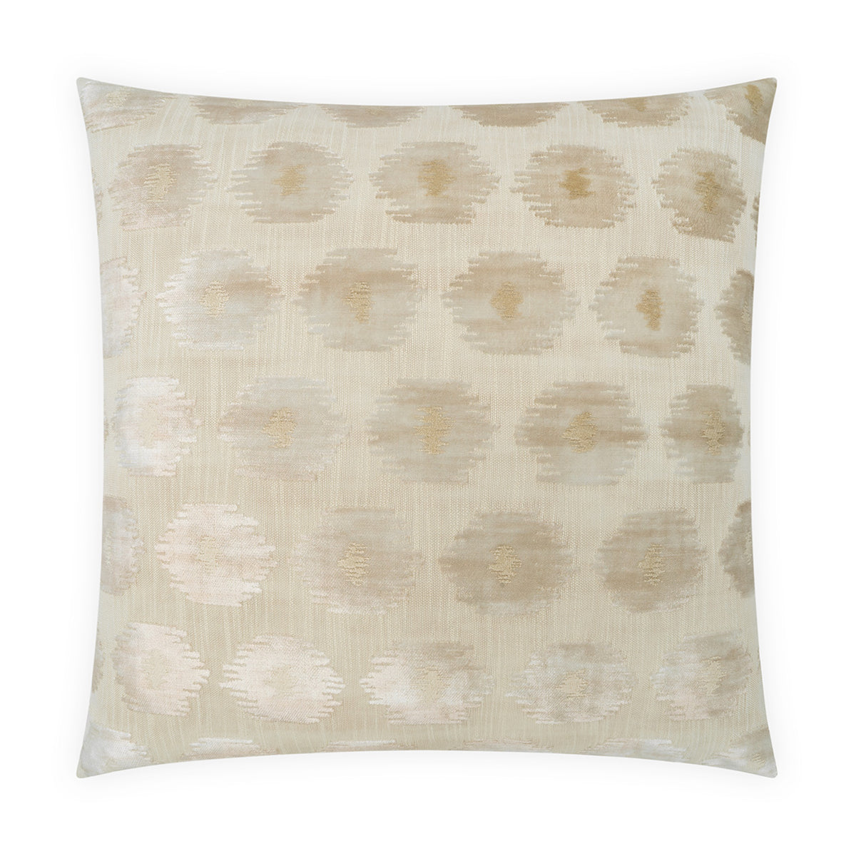 Ivory Dotted Pillow - 24x24