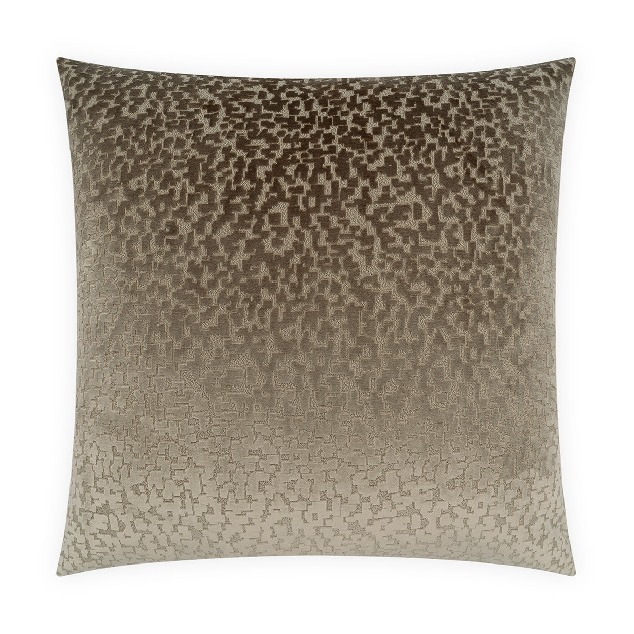 Taupe Spritz Pillow - 24x24