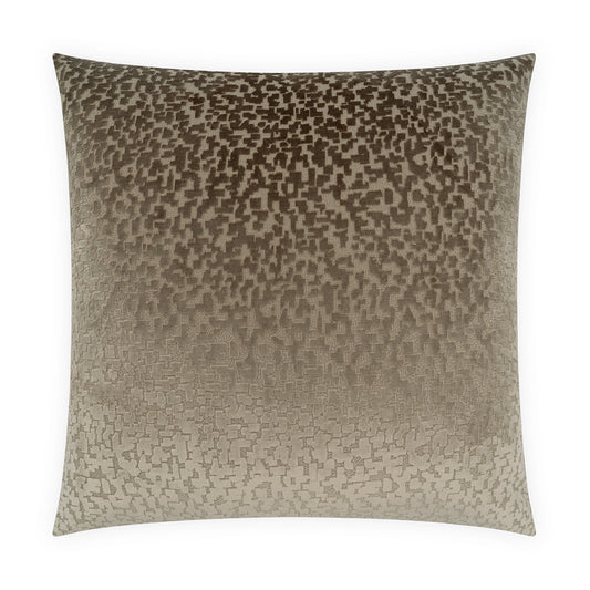 Taupe Spritz Pillow - 24x24