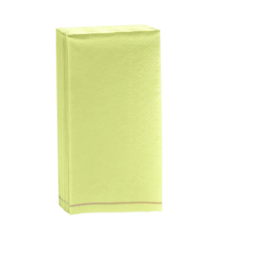 Guest Napkin - Lime/Gold Stripe