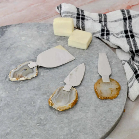 Agate Cheese Set S/3